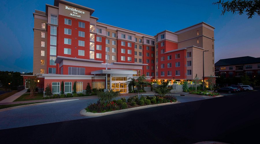 Residence Inn hotel exterior with modern architecture
